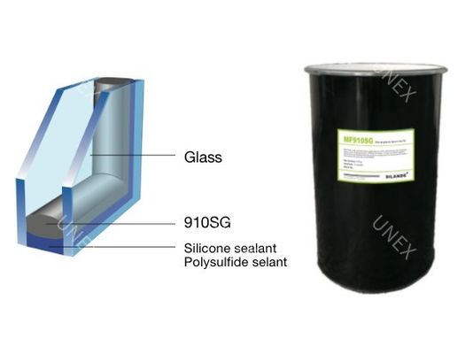 Espaciadores calientes aisladores termoplásticos butílicos IG 910SG de la doble vidriera del borde del sellante de cristal
